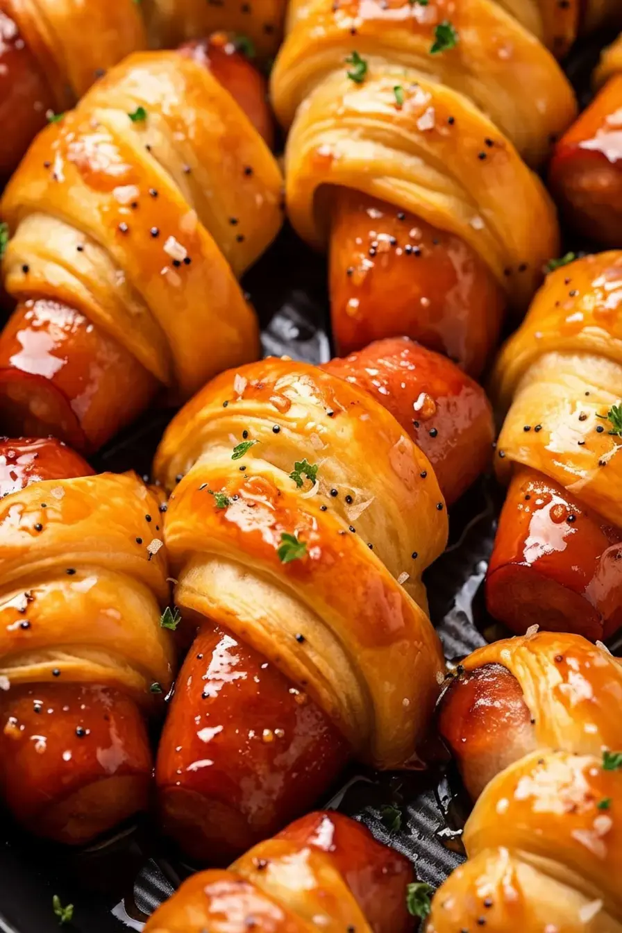 Glazed Pigs In A Blanket, What are the ingredients for the GLAZED PIGS IN A BLANKET