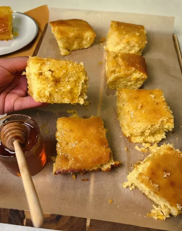 Honey Butter Cornbread, Let's make Honey Butter Cornbread with @themoodyfoody Toni Chapman