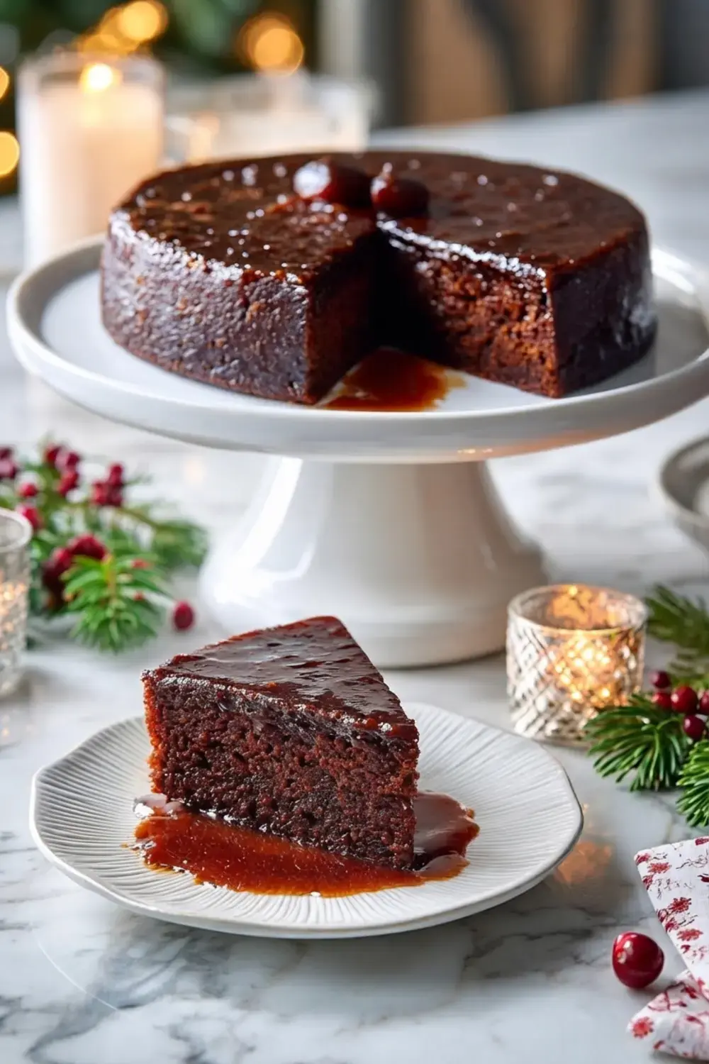 Ina Garten Christmas Recipes for a Joyful Holiday Table 13 Ina Garten Christmas Recipes, Bourbon Glazed Date Cake: A Boozy Twist on Ina Garten Christmas Desserts