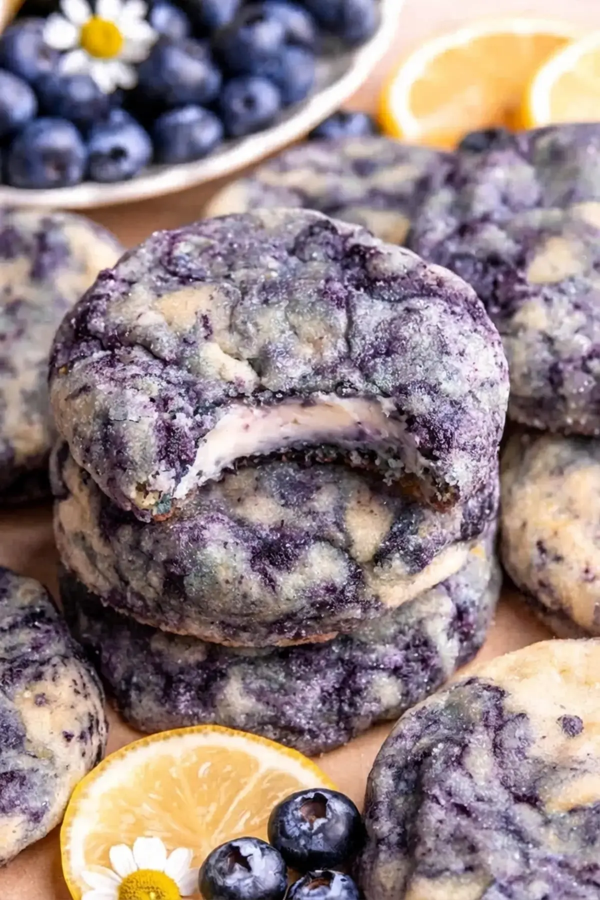 Lemon Blueberry Cheesecake Cookies: Soft and Chewy Stuffed Cookies 20 Lemon Blueberry Cheesecake Cookies, Why you'll love these lemon blueberry cheesecake cookies