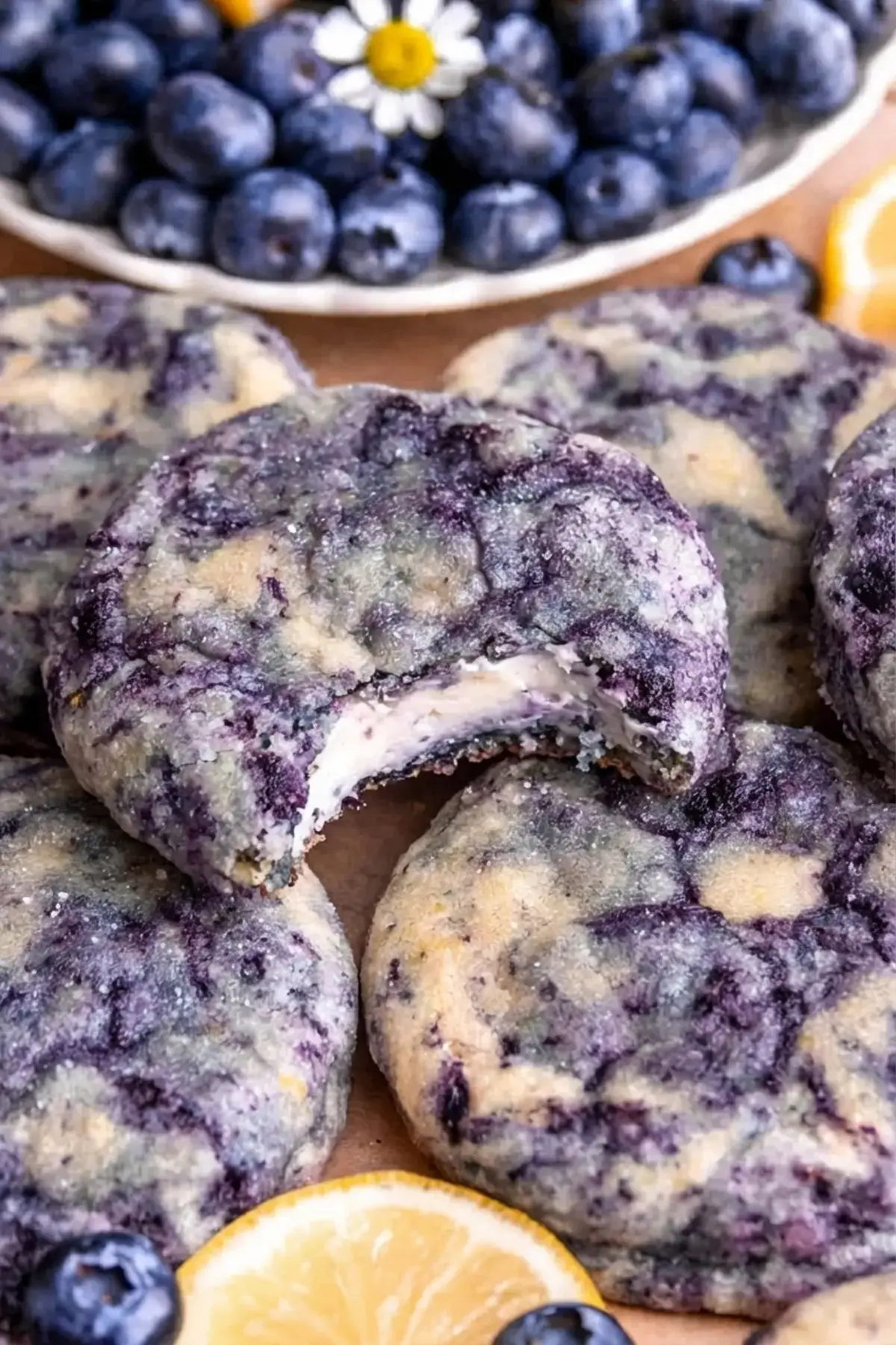Lemon Blueberry Cheesecake Cookies: Soft and Chewy Stuffed Cookies 37 Lemon Blueberry Cheesecake Cookies, Ingredients