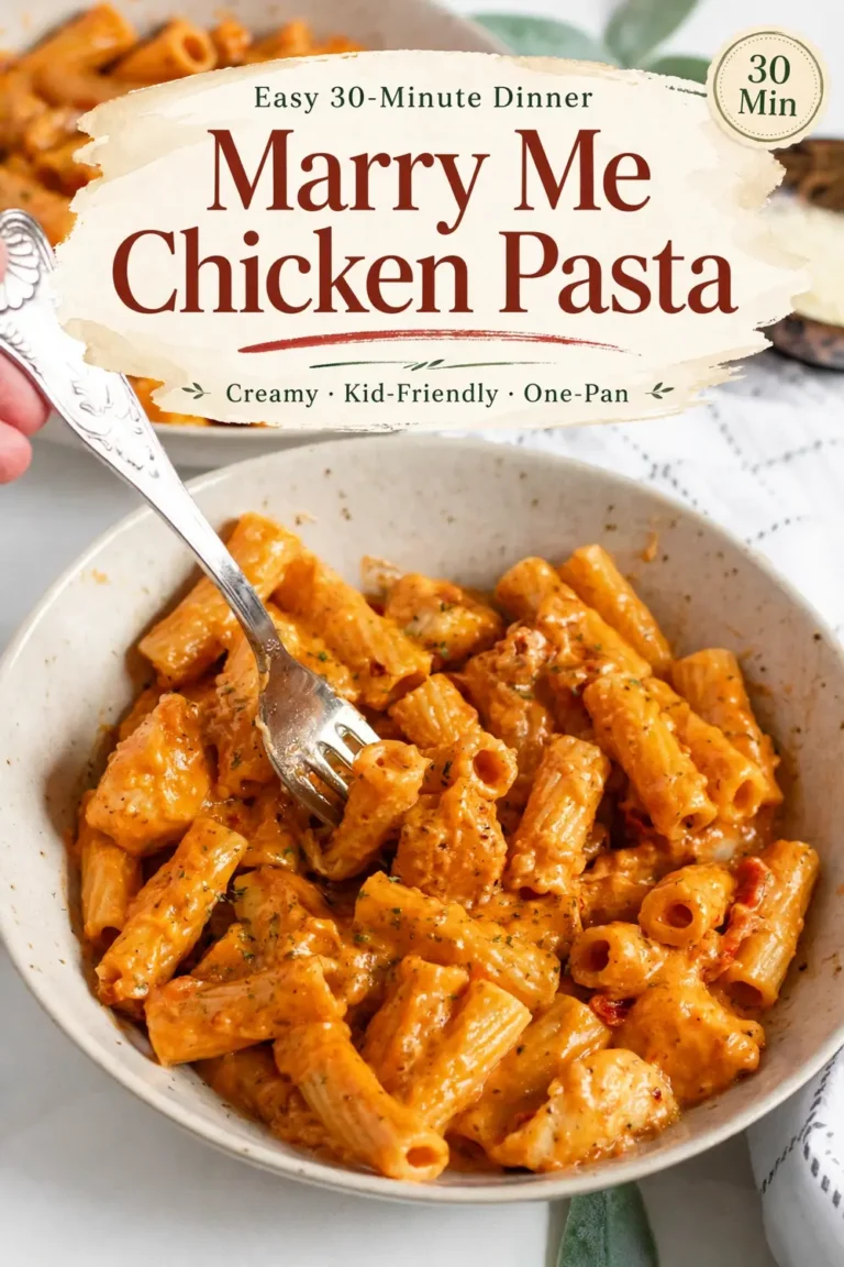 Marry Me Chicken Pasta