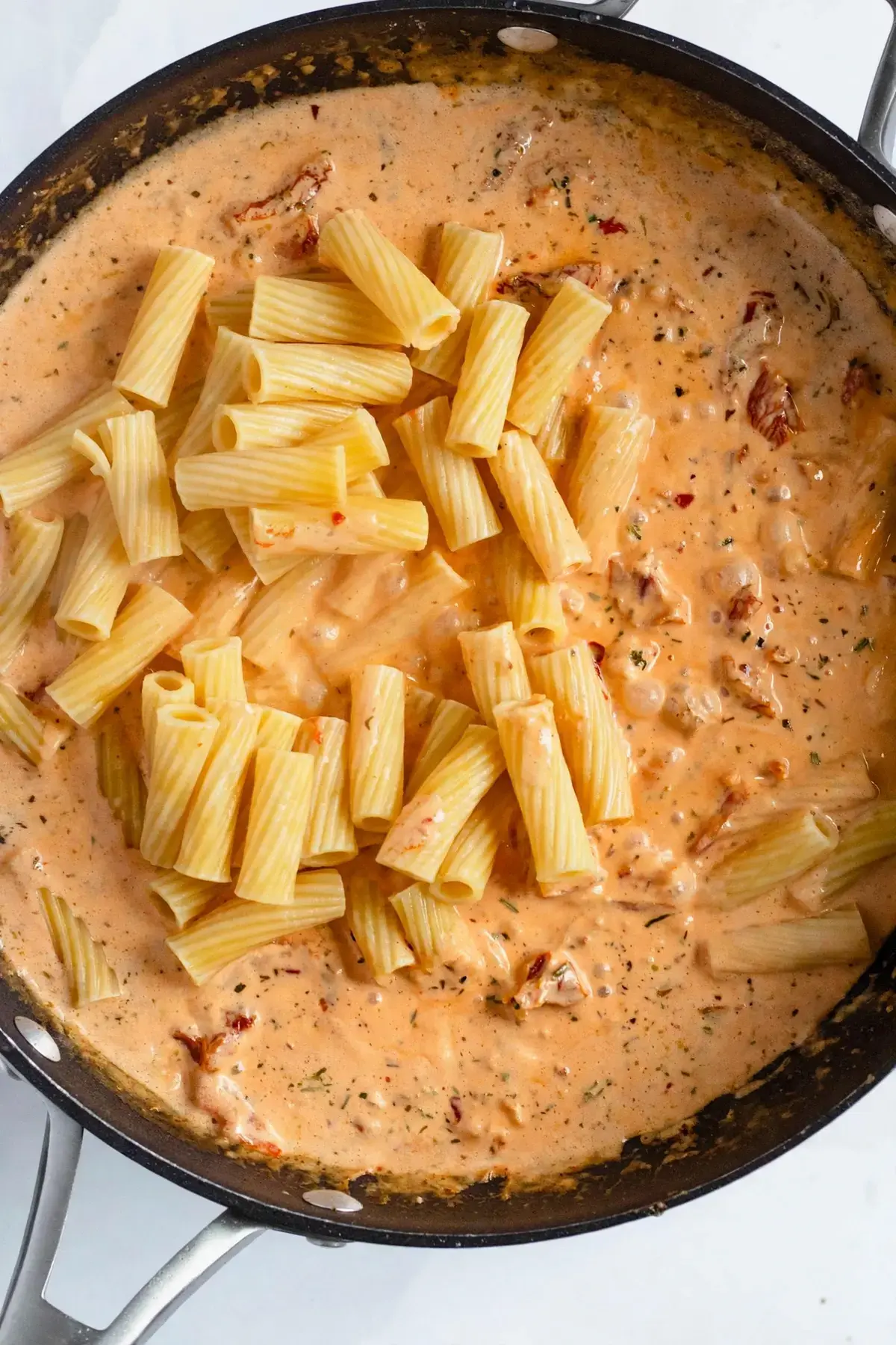 Marry Me Chicken Pasta, Step Three: Combine It All
