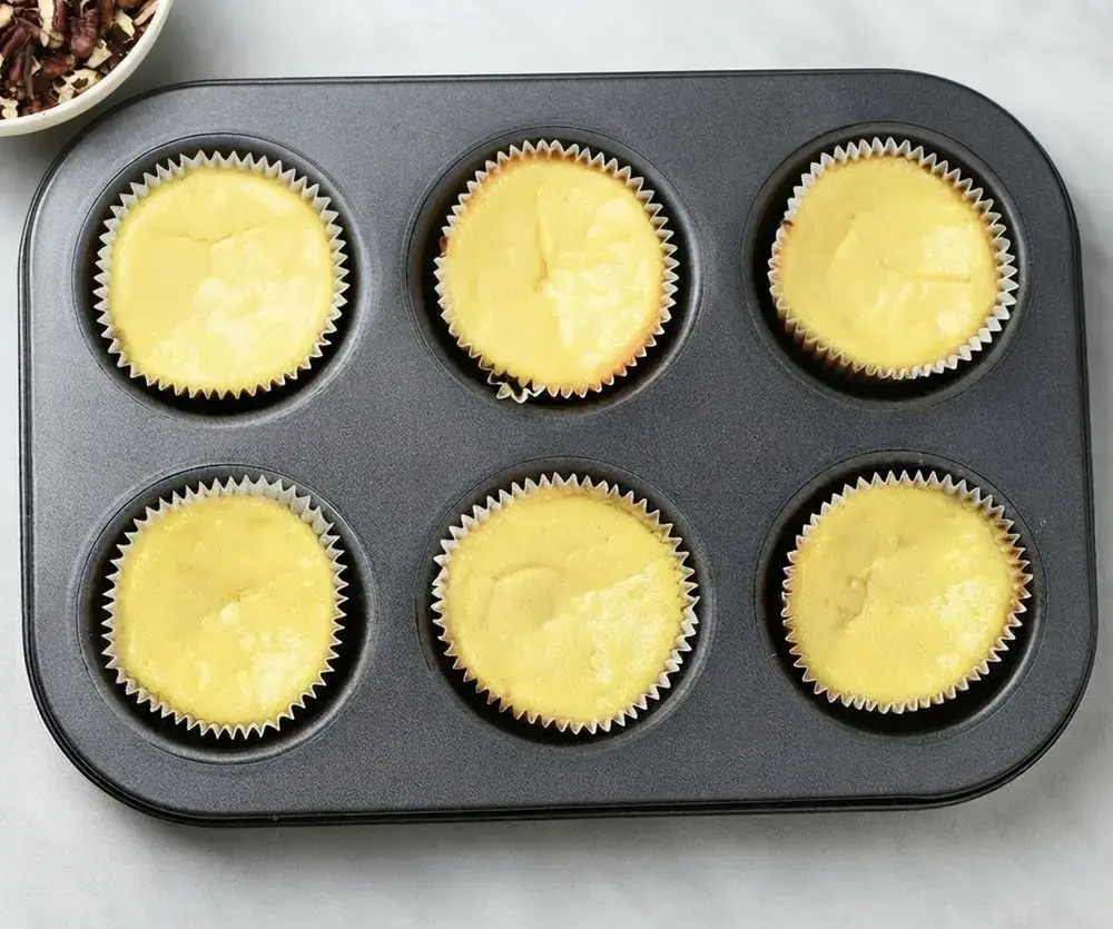 Mini Pecan Pie Cheesecakes Recipe for Your Holiday Table 11 Mini Pecan Pie Cheesecakes