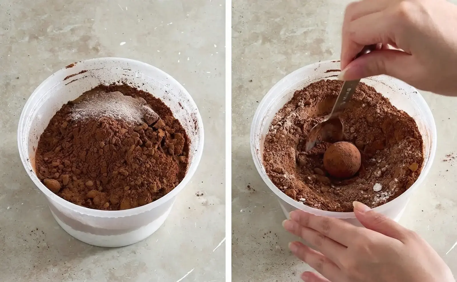 Mocha Roll Cake, Make the mocha chiffon cake sheet
