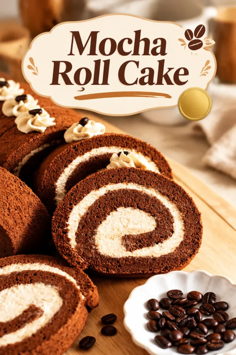 Mocha Roll Cake