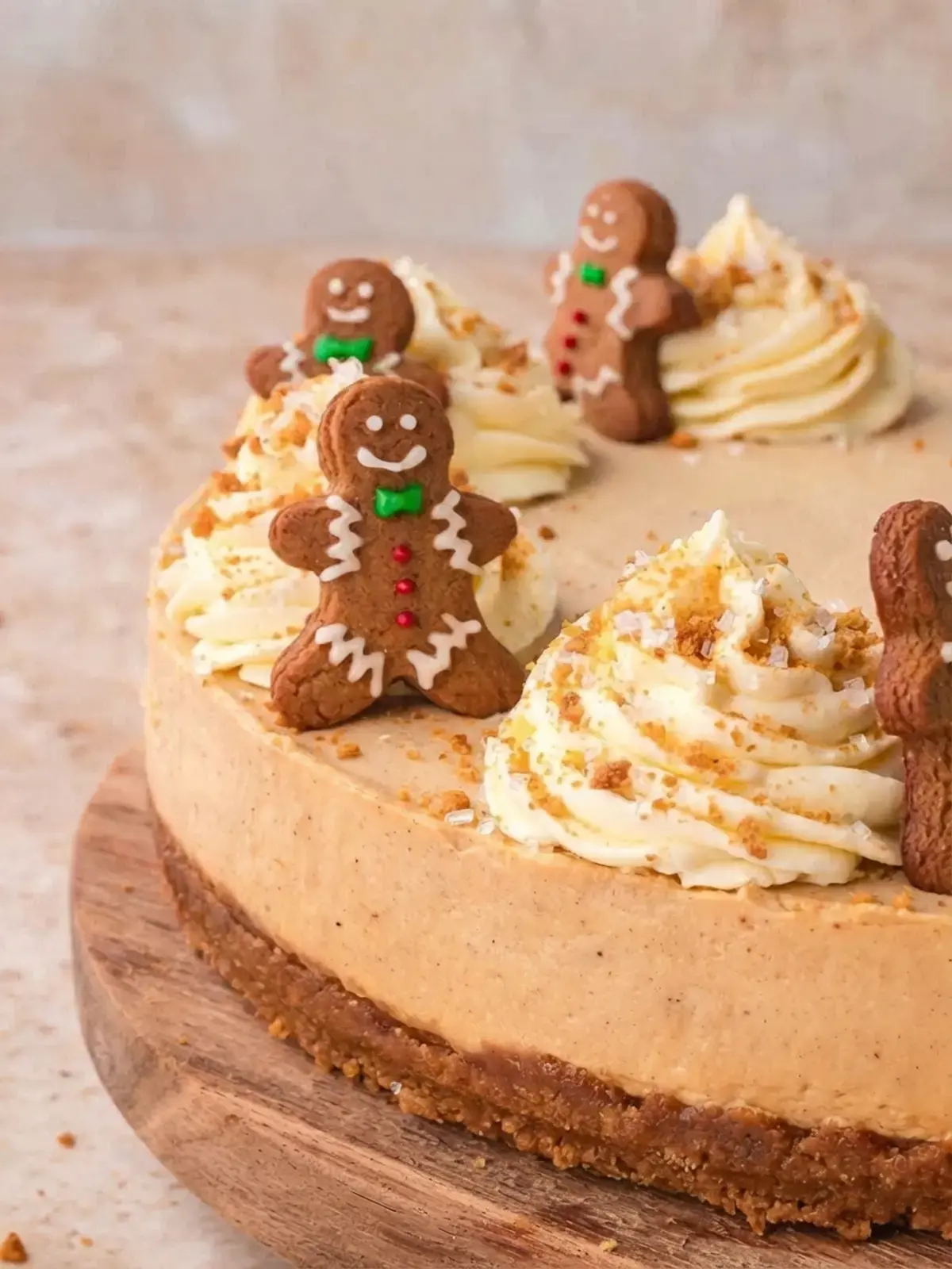 No-Bake Gingerbread Cheesecake, How to make No-Bake Gingerbread Cheesecake