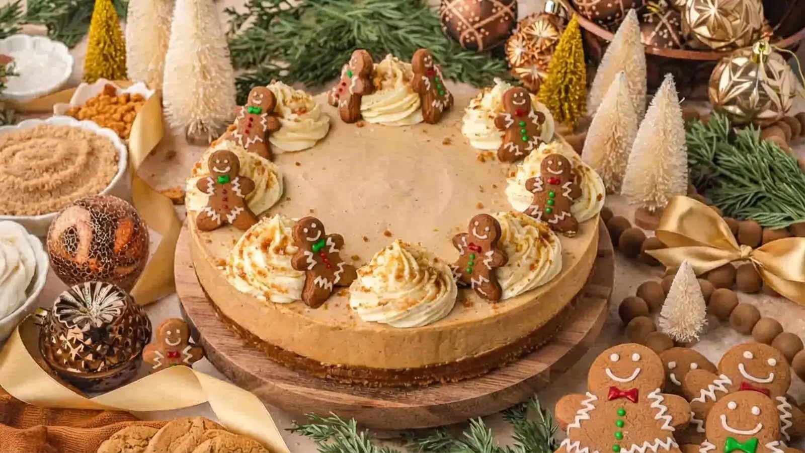 No-Bake Gingerbread Cheesecake, No Bake Gingerbread Cheesecake