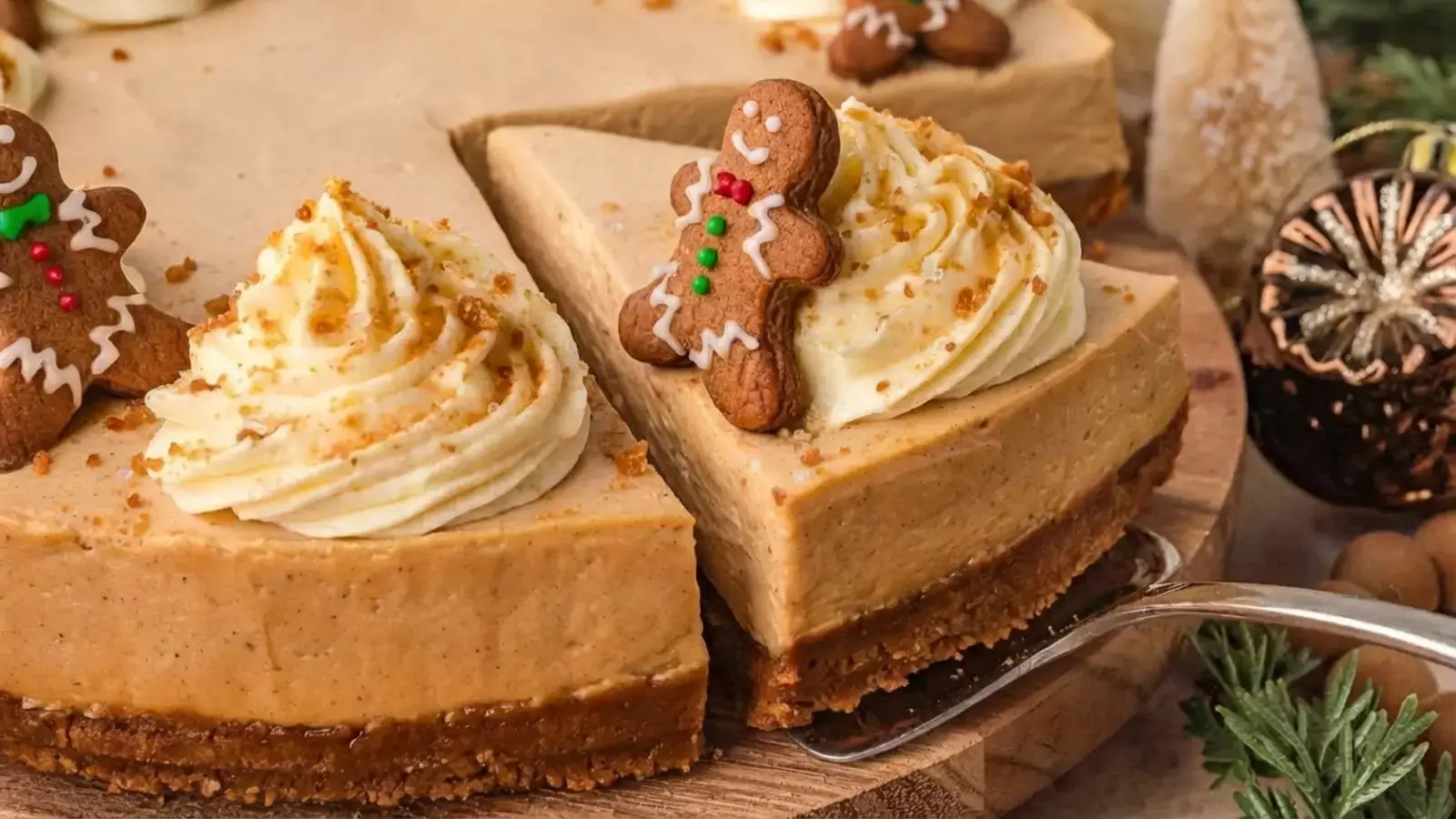 No-Bake Gingerbread Cheesecake, Serving Suggestions