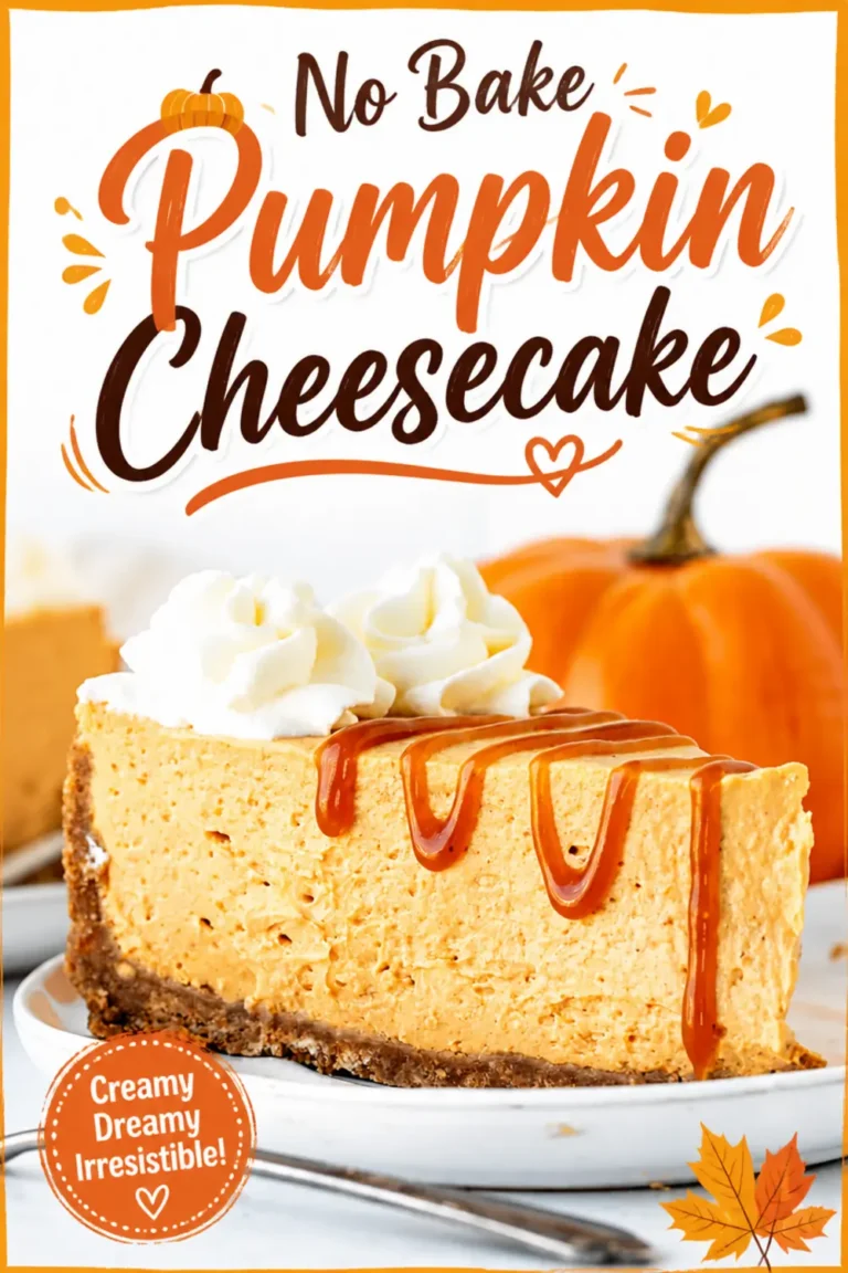 No Bake Pumpkin Cheesecake Recipe Extra Creamy and Easy for Fall 18 No Bake Pumpkin Cheesecake