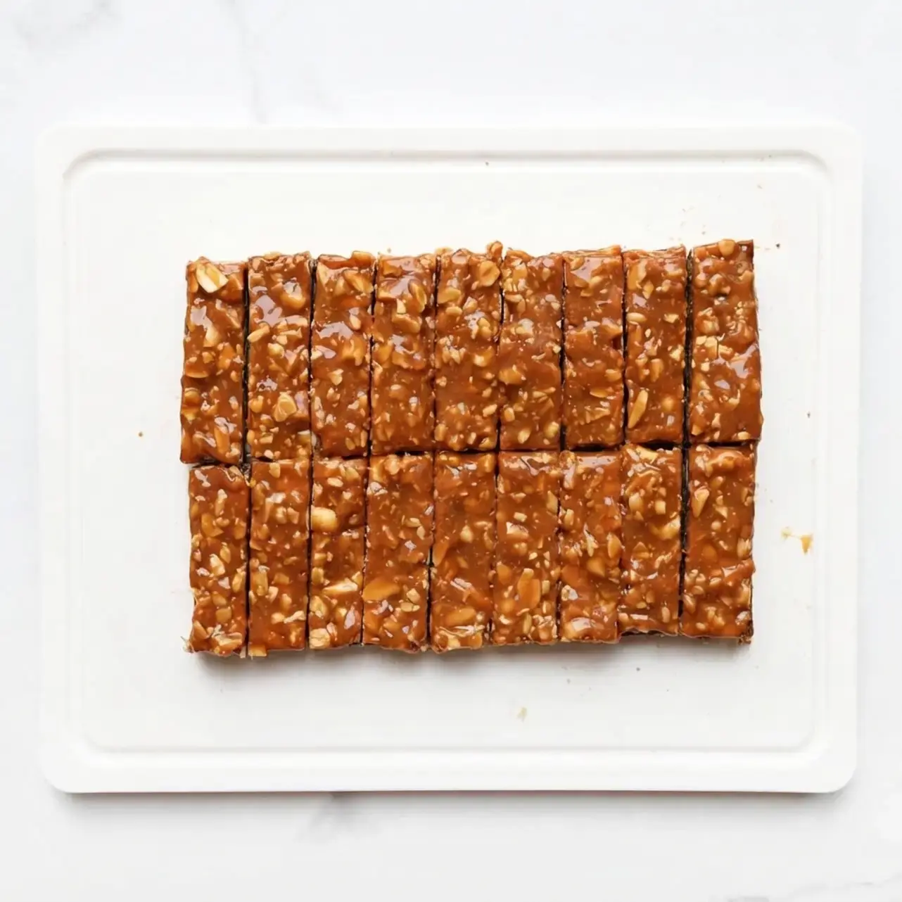 Peanut-Caramel Bars With Chocolate, Instructions