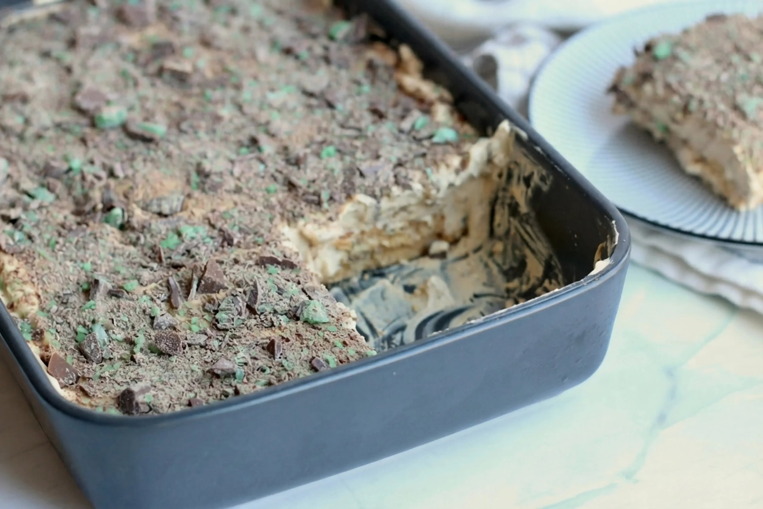 Peppermint Crisp Tart