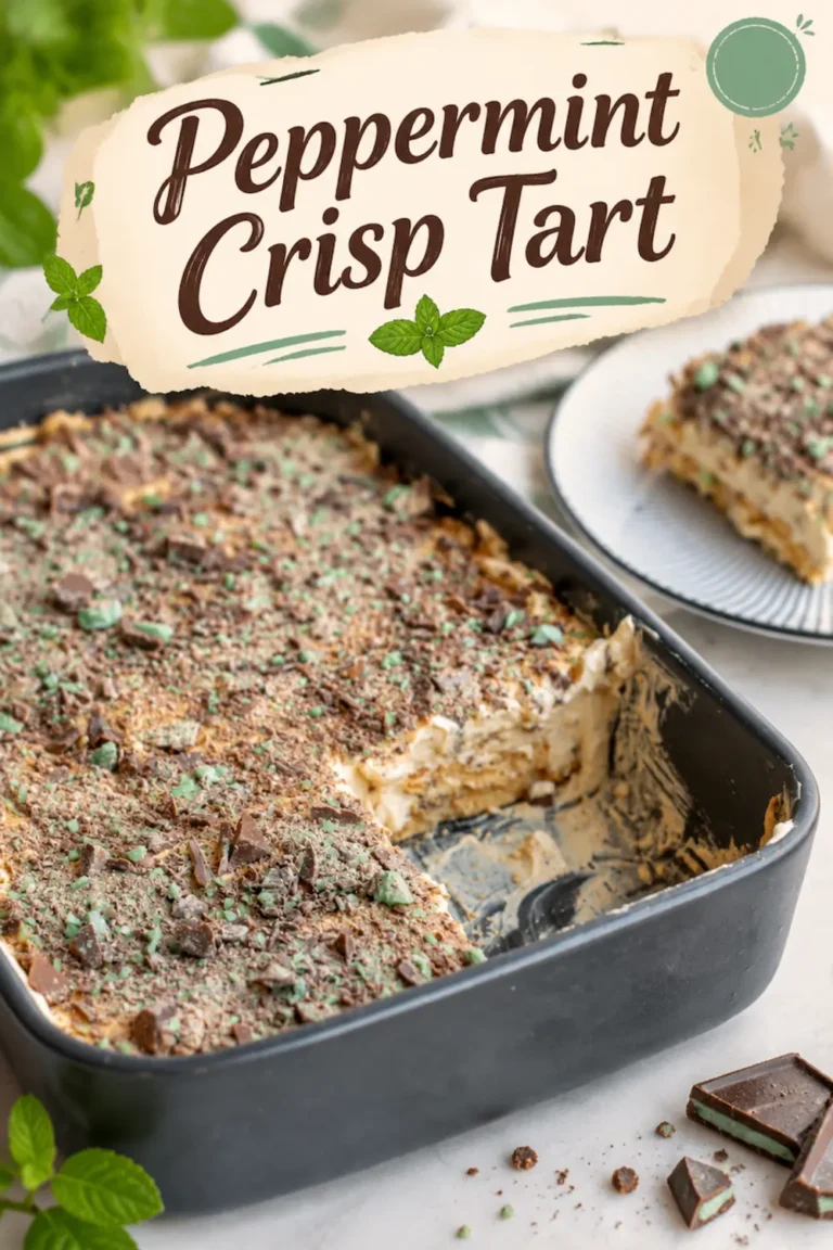 Peppermint Crisp Tart