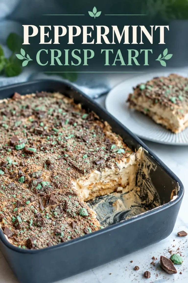 Peppermint Crisp Tart
