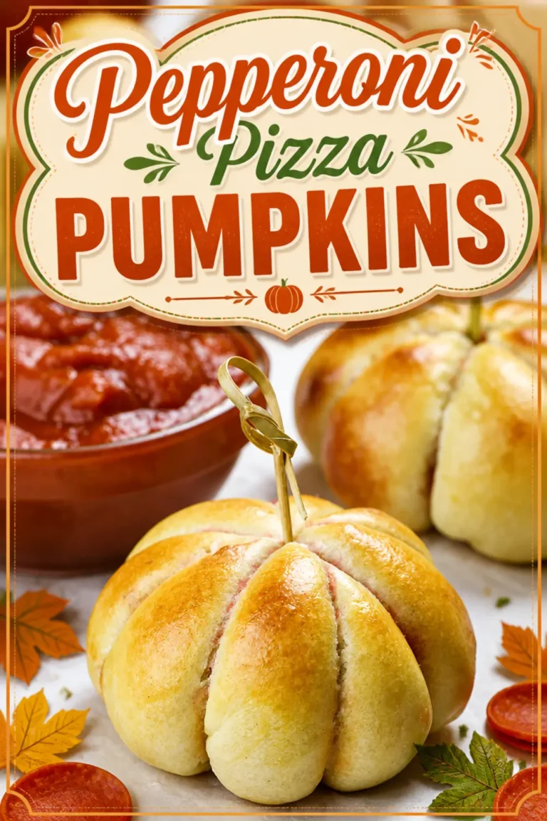 Pepperoni Pizza Pumpkins