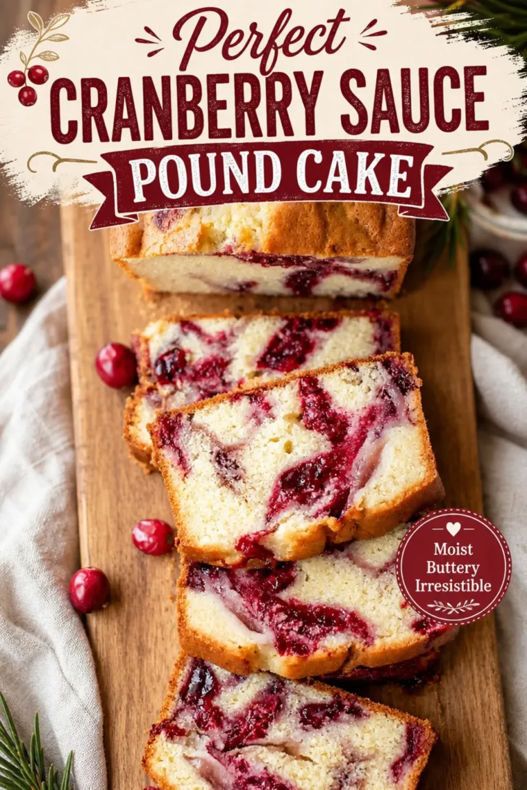 Perfect Cranberry Sauce Pound Cake: A Moist and Tangy Holiday Loaf 8 Perfect Cranberry Sauce Pound Cake