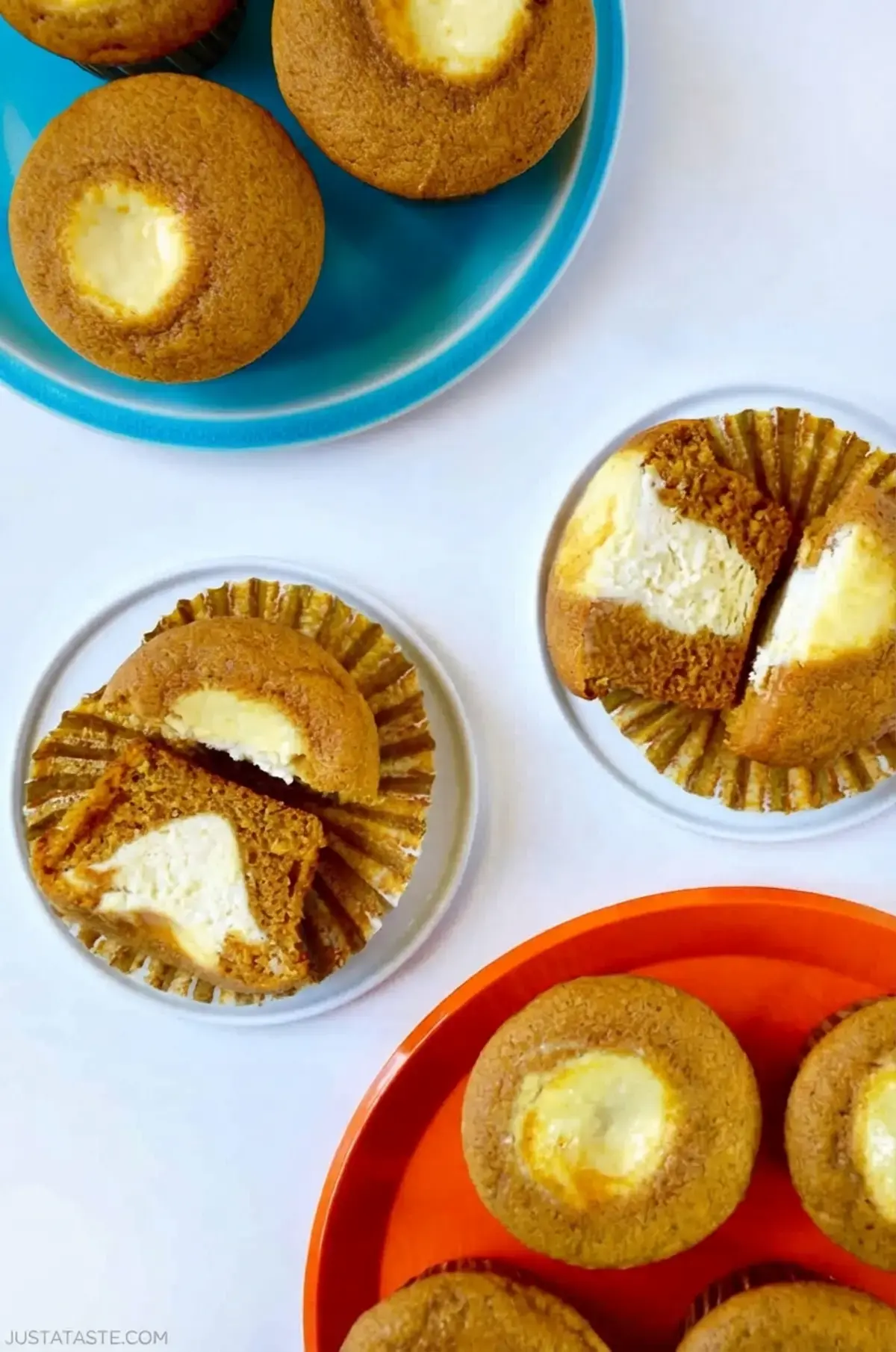 Pumpkin Cream Cheese Muffins, Bake & Cool