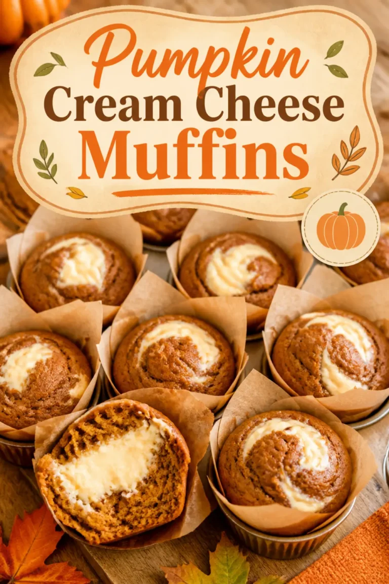 Pumpkin Cream Cheese Muffins