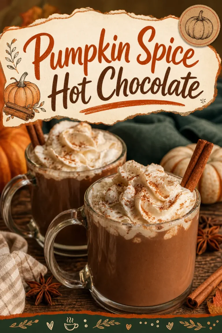 Pumpkin Spice Hot Chocolate