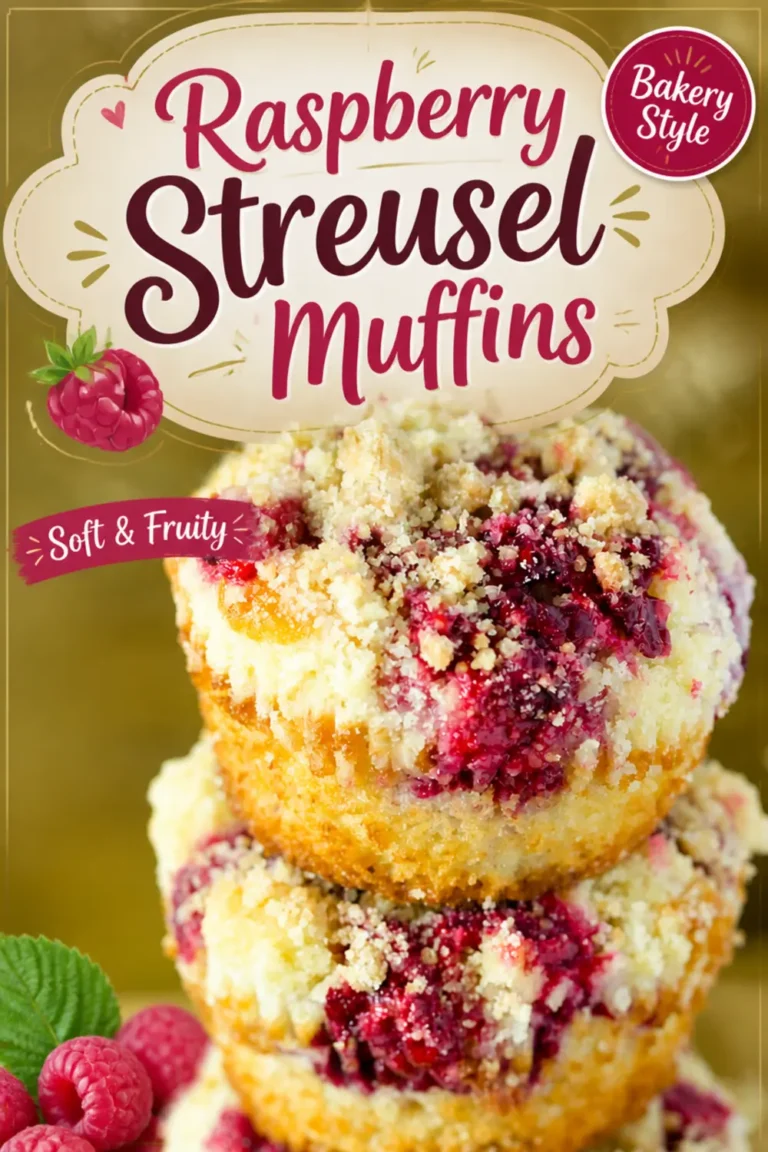 Raspberry Streusel Muffins