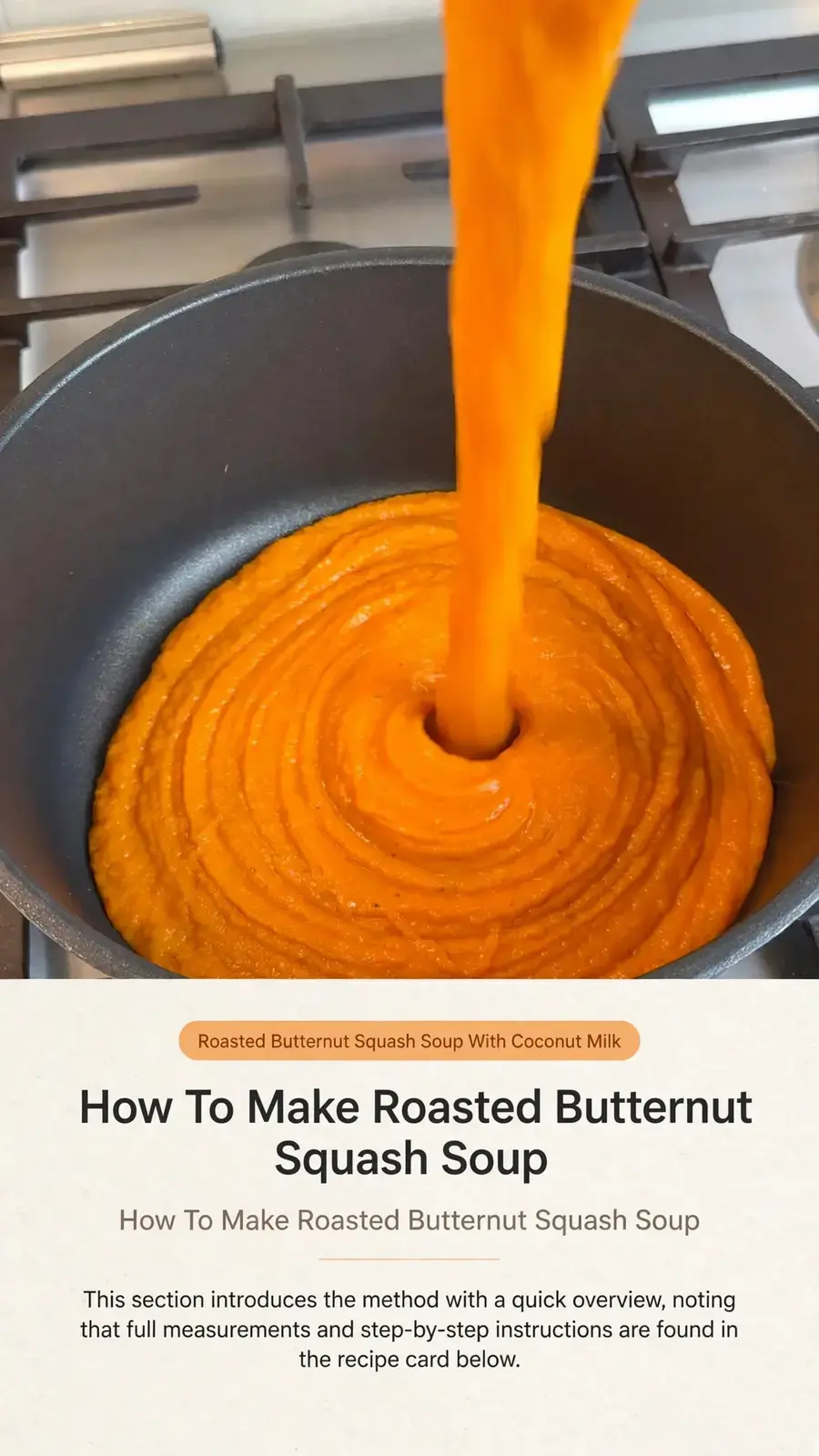 Roasted Butternut Squash Soup With Coconut Milk, How To Make Roasted Butternut Squash Soup