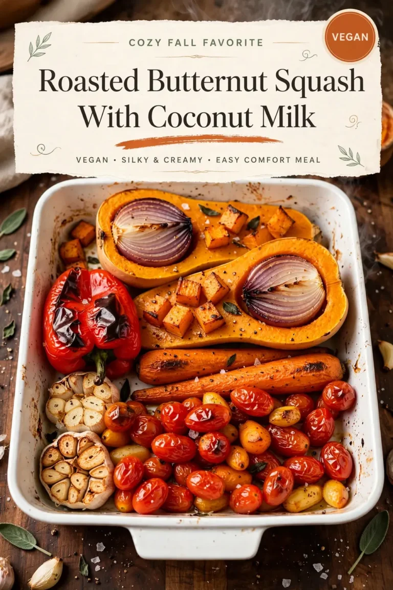 Roasted Butternut Squash Soup With Coconut Milk