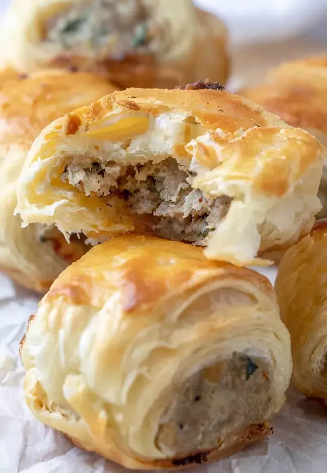 Sausage Rolls, How do you make puff pastry sausage rolls
