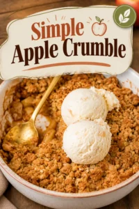 Simple Apple Crumble