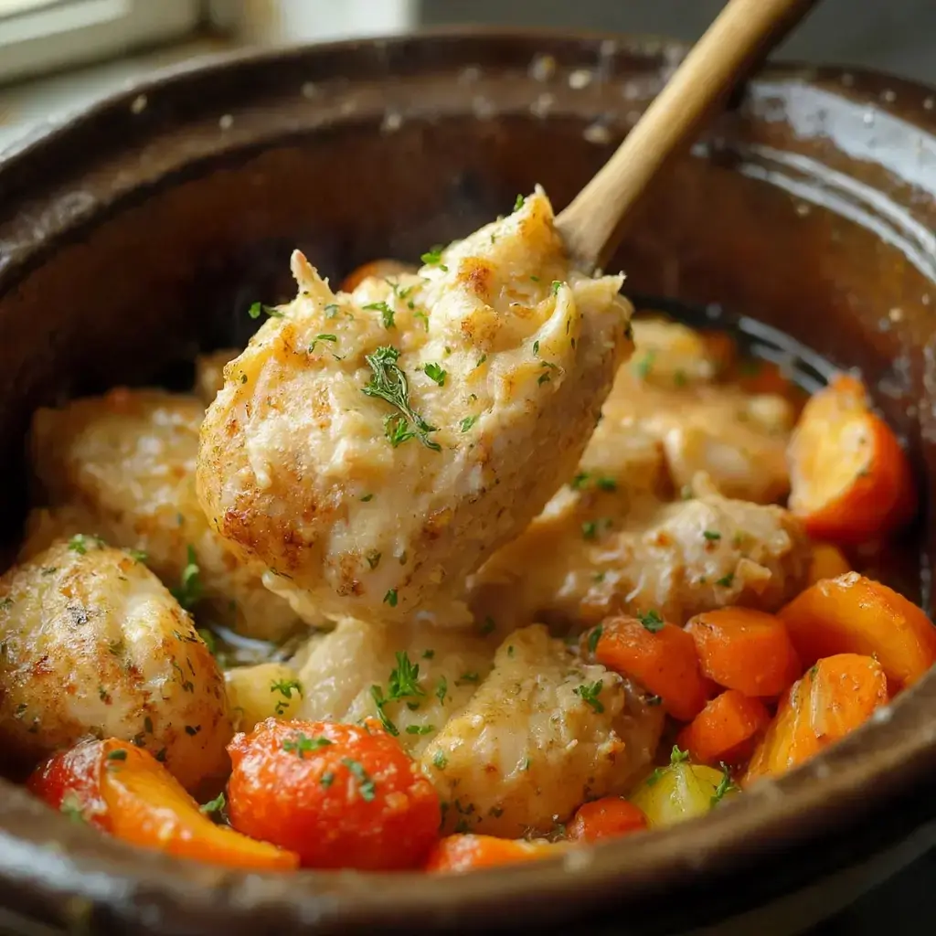 Slow Cooker Garlic Butter Chicken