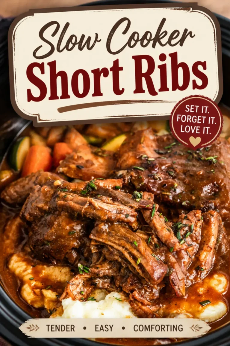 Slow Cooker Short Ribs