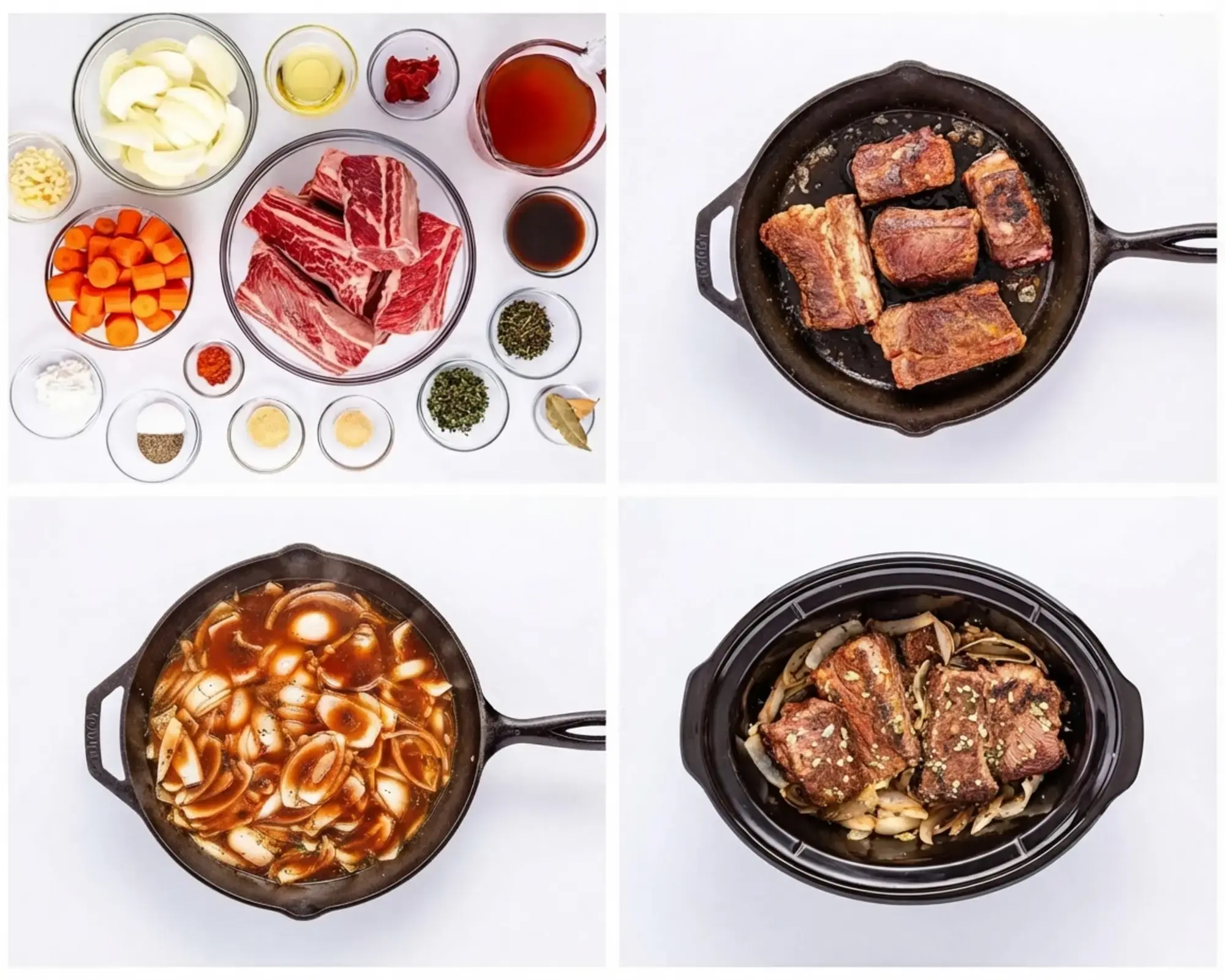 Slow Cooker Short Ribs Recipe for Tender, Fall-Off-the-Bone Beef 8 Slow Cooker Short Ribs, Short ribs in crockpot