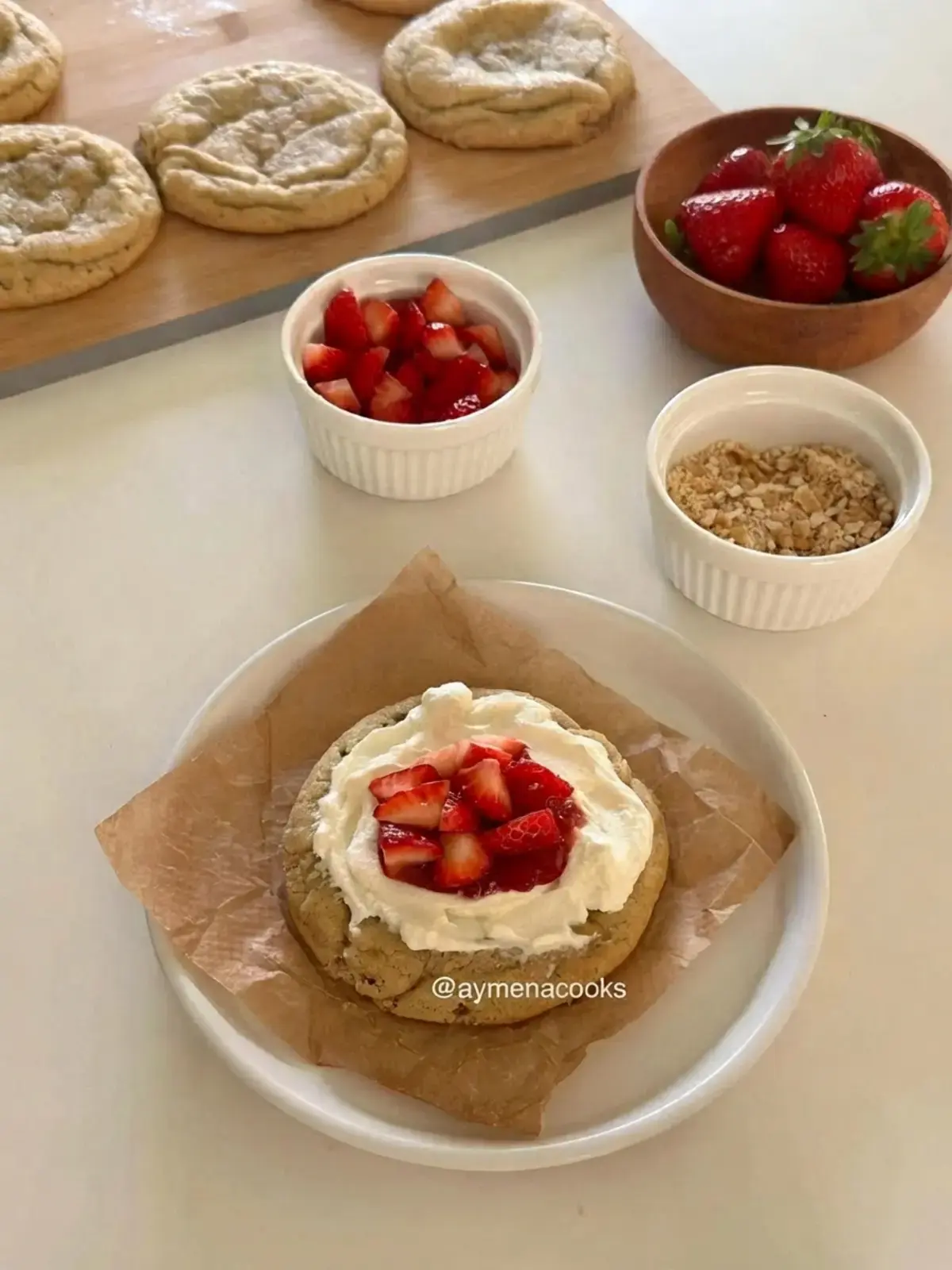 Strawberry Cheesecake Cookies