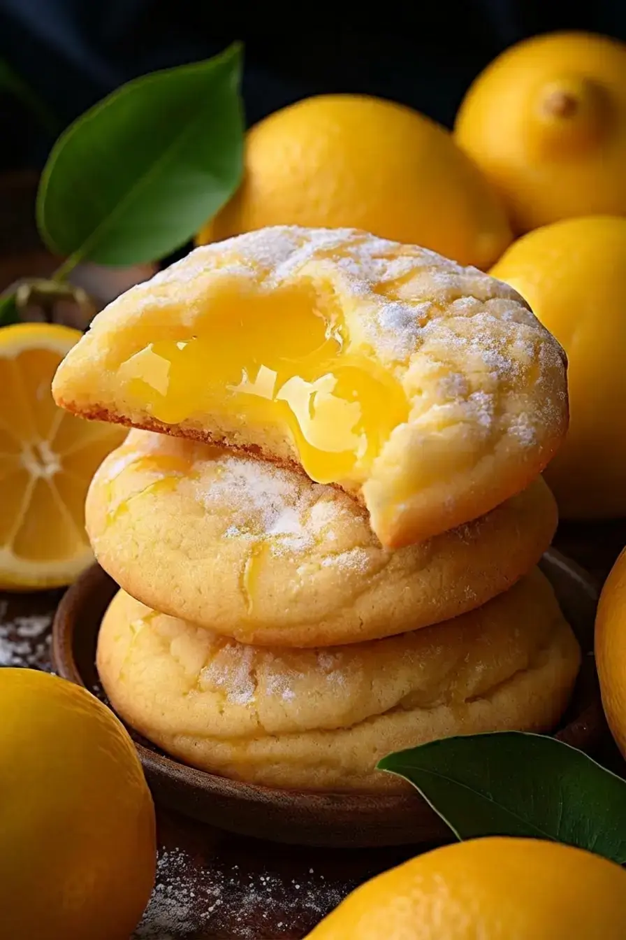Stuffed Lemon Cookies, How To Make Stuffed Lemon Cookies