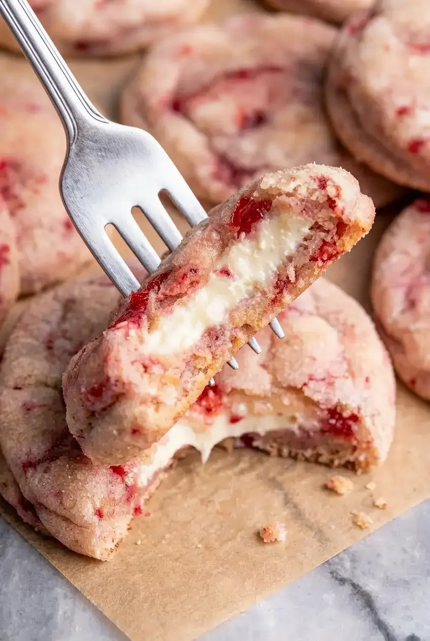 Stuffed Strawberry Cheesecake Cookies With Brown Butter, The Secret to Perfect Stuffed Cookies