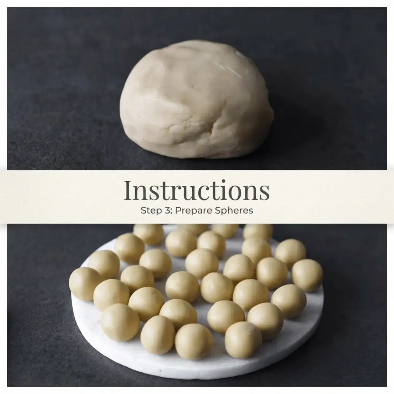 Three Cookies From One Dough, Instructions
