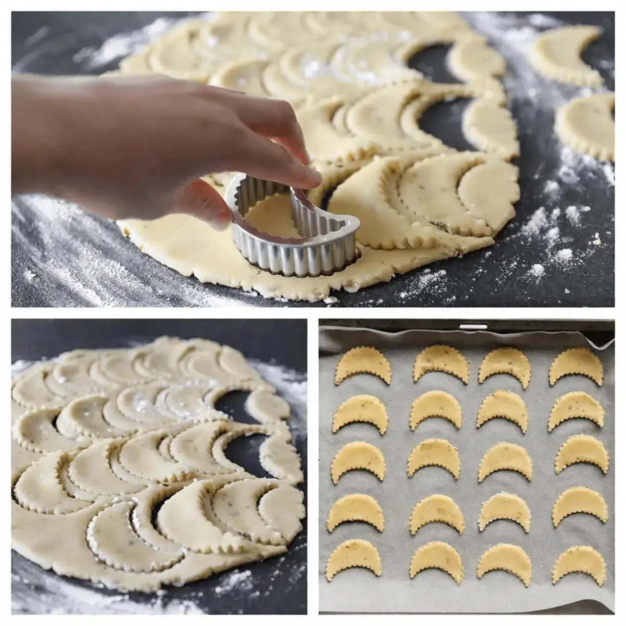 Three Cookies From One Dough, Instructions