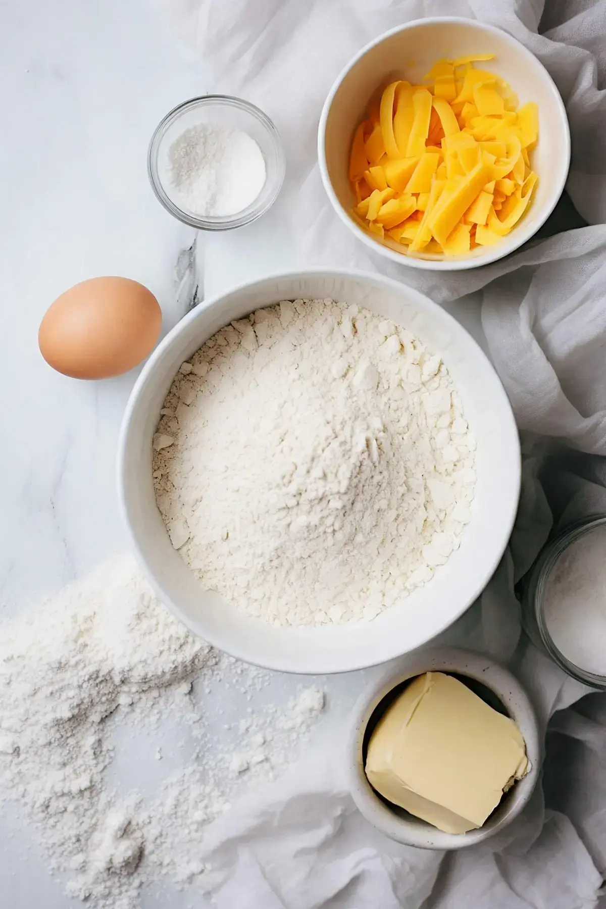 Ultimate Cheese Scones, Key Ingredients