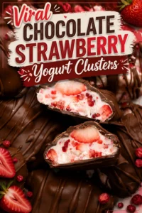 Viral Chocolate Strawberry Yogurt Clusters